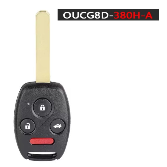 2003-2010 Honda Accord Element / 4-Button Remote Head Key / OUCG8D-380H-A Chip 46 (AFTERMARKET)